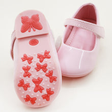 Load image into Gallery viewer, Velcro Closure Ballerina- Beige, Red &amp; Pink
