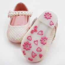 Load image into Gallery viewer, Pink Pearl Embellished Velcro Closure Ballerina
