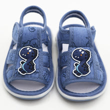 Load image into Gallery viewer, Dino Theme Velcro Strap Sandals With Chu Chu Music Sound
