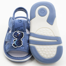 Load image into Gallery viewer, Dino Theme Velcro Strap Sandals With Chu Chu Music Sound
