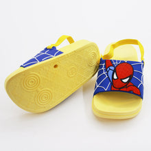 Load image into Gallery viewer, Yellow Spiderman Theme Sliders With Elasticated Strap
