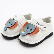 Load image into Gallery viewer, White Elephant Velcro Closure Chu Chu Music Shoes
