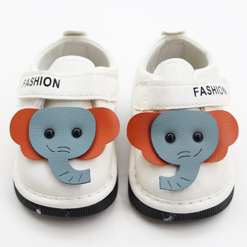 White Elephant Velcro Closure Chu Chu Music Shoes