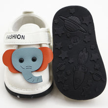 Load image into Gallery viewer, White Elephant Velcro Closure Chu Chu Music Shoes
