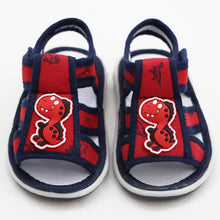 Load image into Gallery viewer, Dino Theme Velcro Strap Sandals With Chu Chu Music Sound
