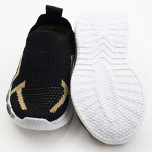 Load image into Gallery viewer, Black Mesh Slip On Sneakers
