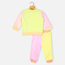 Load image into Gallery viewer, Colorblock Sweatshirt With Joggers Winter Co-Ord Set
