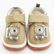 Load image into Gallery viewer, Beige Velcro Closure Chu Chu Music Shoes
