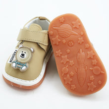 Load image into Gallery viewer, Beige Velcro Closure Chu Chu Music Shoes
