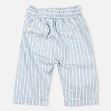 Load image into Gallery viewer, Blue Striped Printed Cotton Pants
