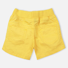 Load image into Gallery viewer, Yellow Ribbed Waistband Shorts
