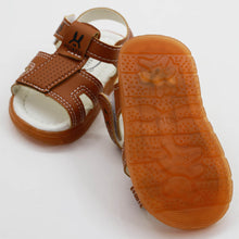 Load image into Gallery viewer, Velcro Straps With LED Light-Up Sandals- Black, Brown &amp; White
