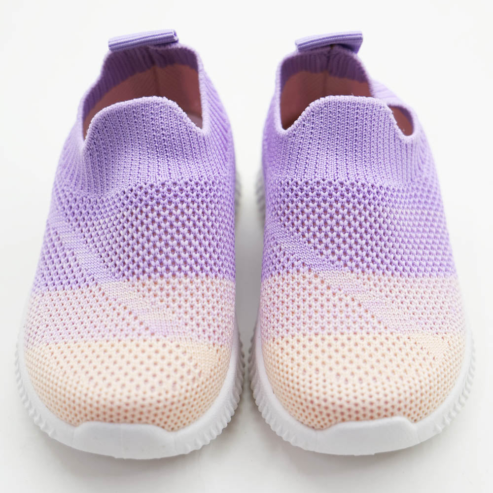 Mesh Slip-On Sneakers- Purple