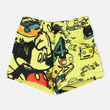 Load image into Gallery viewer, Yellow Graphic Printed Shorts
