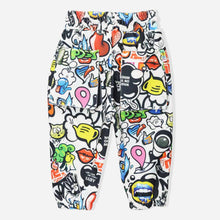 Load image into Gallery viewer, White Graphic Printed Joggers
