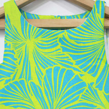 Load image into Gallery viewer, Neon Tropical Printed Crop Top With Palazzo Pant
