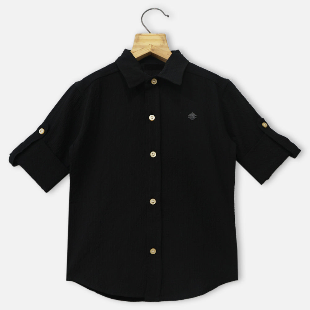 Black Full Sleeves Shirt