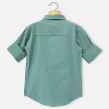 Load image into Gallery viewer, Teal Full Sleeves Shirt
