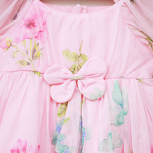 Load image into Gallery viewer, Pink Floral Printed Layered Dress
