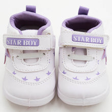 Load image into Gallery viewer, Purple Star Printed Velcro Closure Chu Chu Music Shoes
