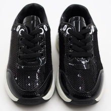 Load image into Gallery viewer, Black Holographic Breathable Sneakers
