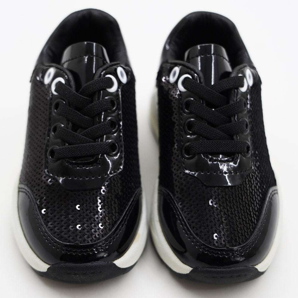 Black Holographic Breathable Sneakers