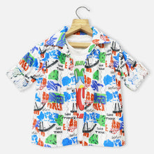 Load image into Gallery viewer, Colorful Full Sleeves Shirt With T-Shirt
