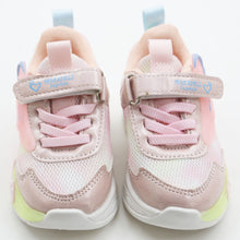 Load image into Gallery viewer, Pink Mesh Velcro Closure Sneakers With LED Light-Up
