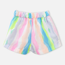 Load image into Gallery viewer, Colorful Striped Elasticated Waist Shorts
