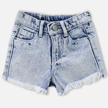 Load image into Gallery viewer, Blue Denim Shorts Elasticated Waist
