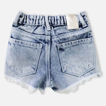 Load image into Gallery viewer, Blue Denim Shorts Elasticated Waist
