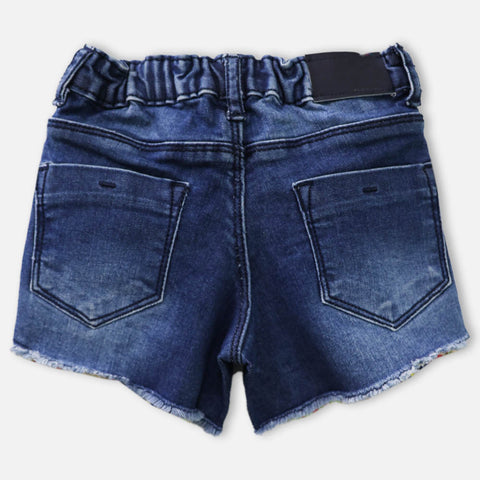 Denim Elasticated Waist Shorts