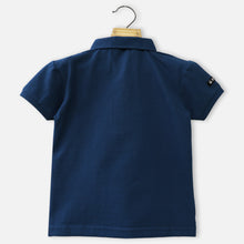 Load image into Gallery viewer, Green &amp; Navy Half Sleeves T-Shirt
