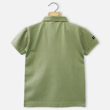 Load image into Gallery viewer, Green &amp; Navy Half Sleeves T-Shirt
