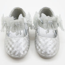 Load image into Gallery viewer, Golden &amp; Silver Embellished Velcro Closure Ballerina
