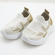 Load image into Gallery viewer, Beige Mesh Slip On Sneakers
