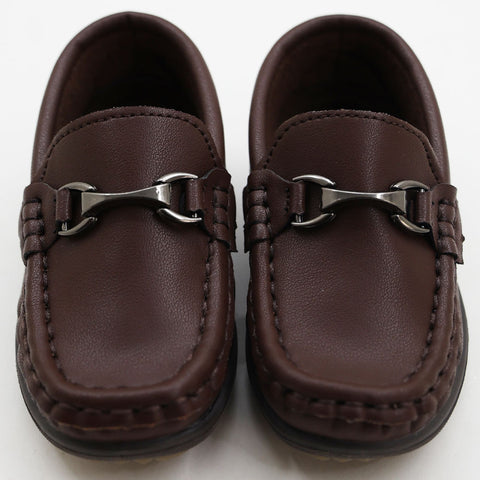 Slip On Loafers - Black, Brown & Cream