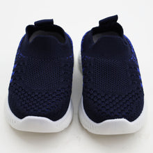 Load image into Gallery viewer, Navy Mesh Slip On Sneakers
