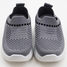 Load image into Gallery viewer, Blue &amp; Grey Mesh Slip On Sneakers
