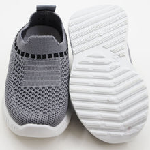 Load image into Gallery viewer, Blue &amp; Grey Mesh Slip On Sneakers
