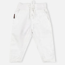 Load image into Gallery viewer, White Ribbed Waistband Pants
