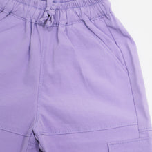 Load image into Gallery viewer, White &amp; Lilac Cargo Pant
