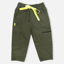 Load image into Gallery viewer, Green &amp; Grey Elasticated Waist Pants
