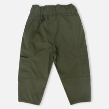 Load image into Gallery viewer, Green &amp; Grey Elasticated Waist Pants
