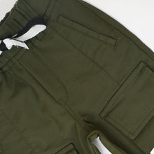 Load image into Gallery viewer, Black &amp; Green Cargo Pants
