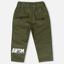 Load image into Gallery viewer, Black &amp; Green Cargo Pants
