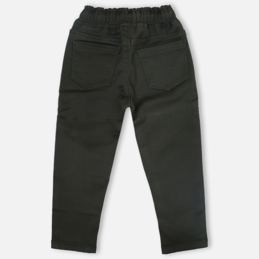 Green Elasticated Waist Pant