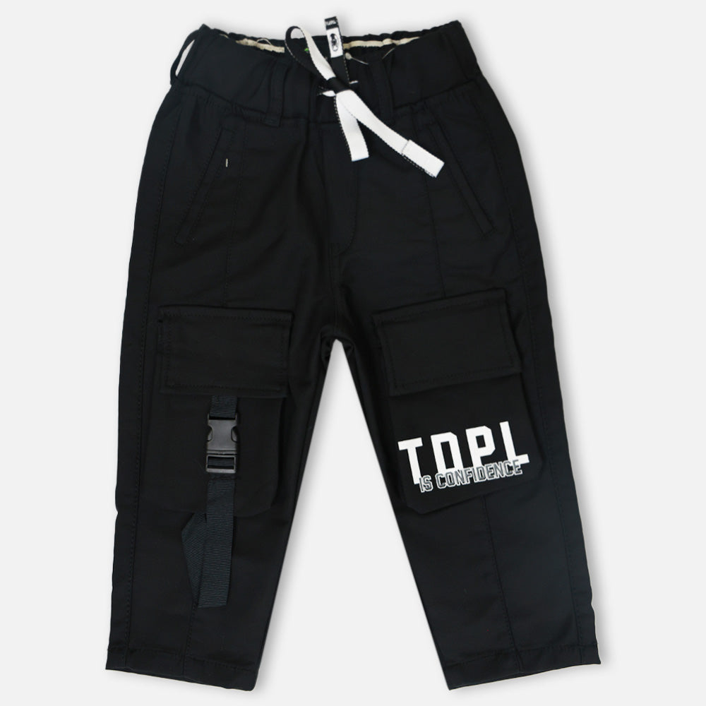 Black & Green Cargo Pants