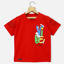 Load image into Gallery viewer, Yellow &amp; Red Graphic Printed Shirt
