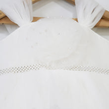 Load image into Gallery viewer, White Ruffled Hem Party Dress With Booties &amp; Headband
